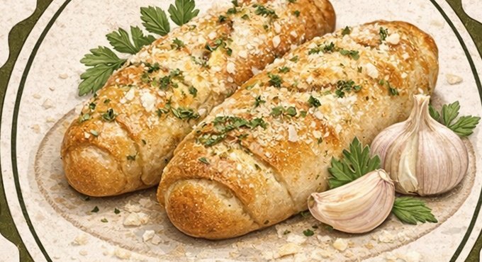 Bolillo de Ajo y Parmesano