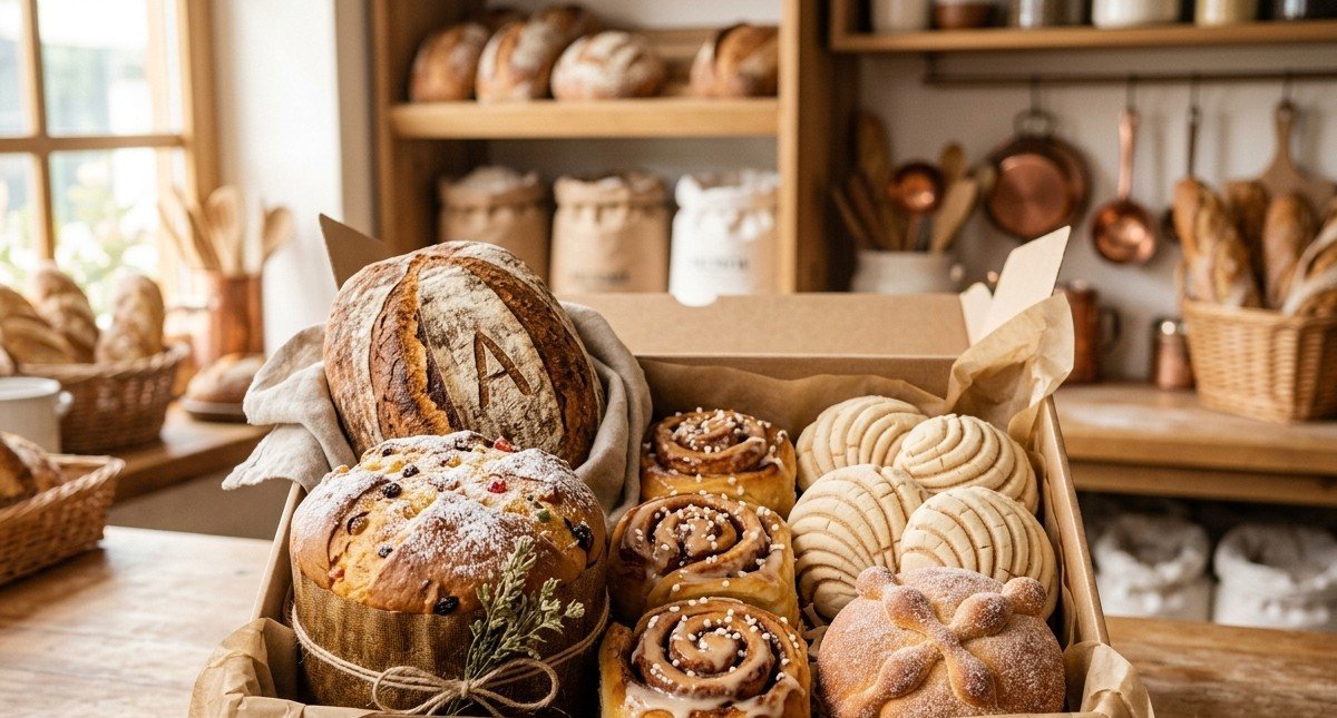 Caja Gran Familia y Panettone