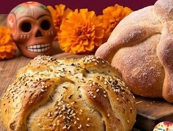 Pan de Muerto con Ajonjolí